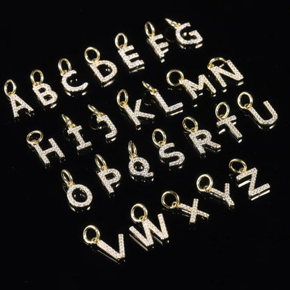 Crystal Letter L Pendant
