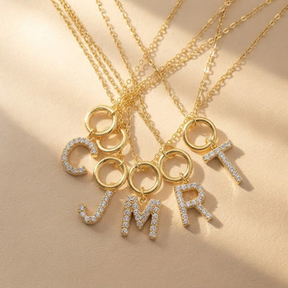 Crystal Letter L Pendant