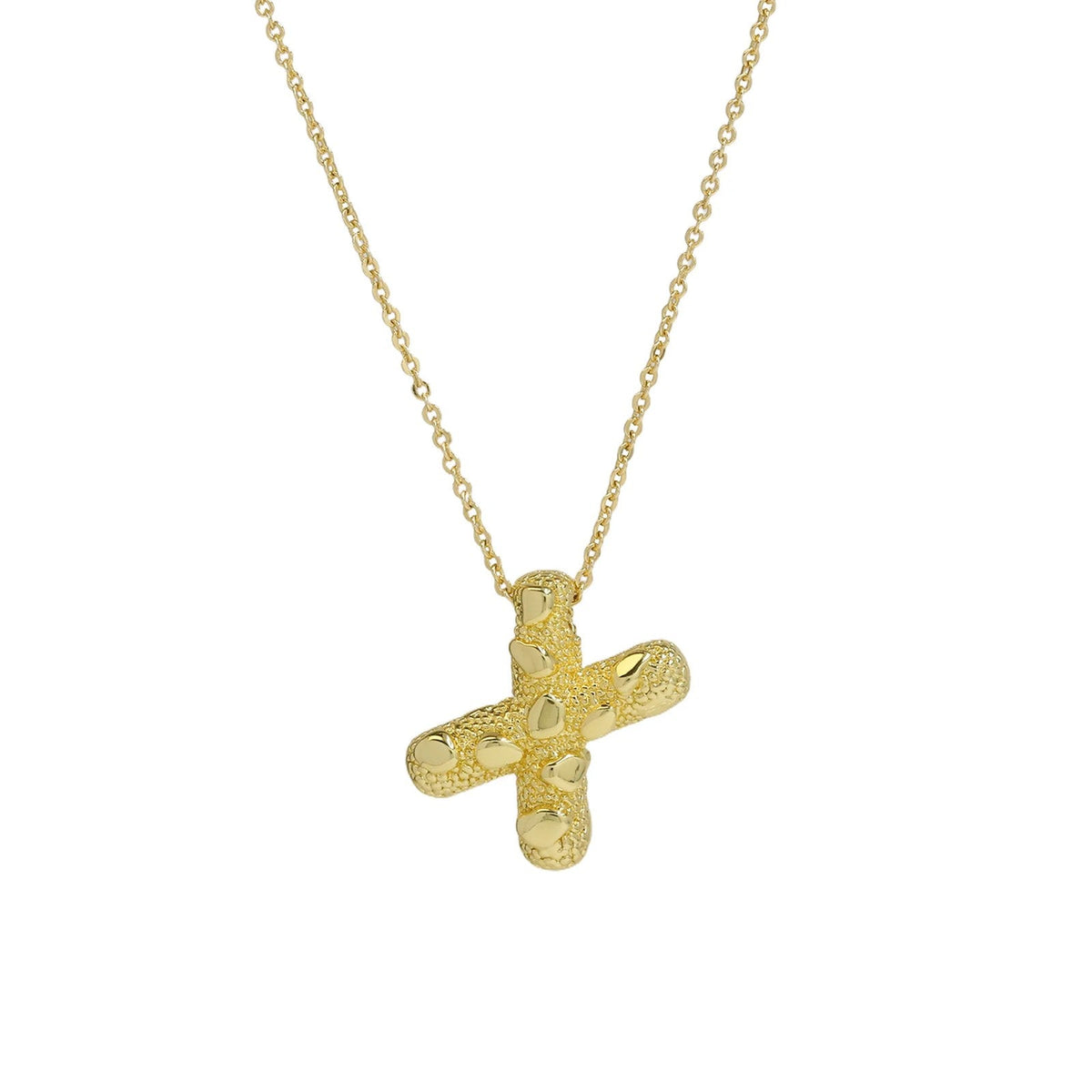 Micro Pave Initial Pendant Necklace