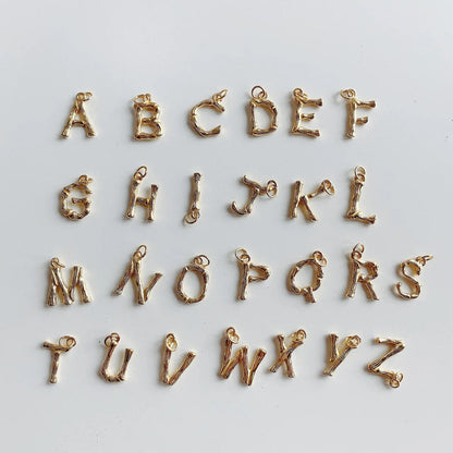 Twisted Initial Necklace