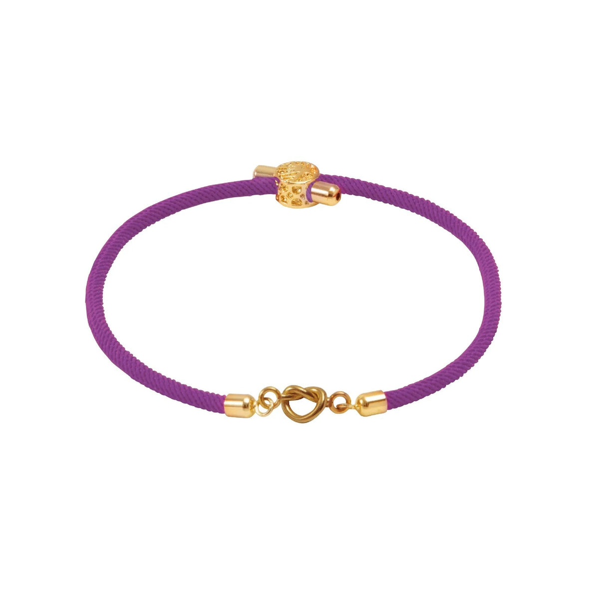 Woven Knot Heart Bracelet