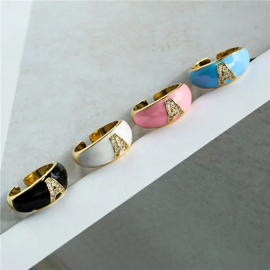 Enamel Initial Ring