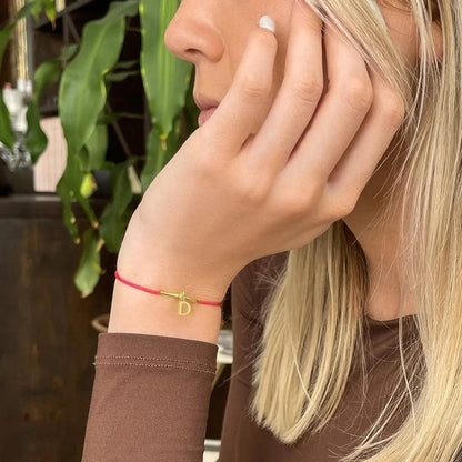 Initial Thread Bracelet