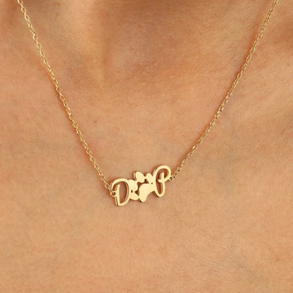 Custom Two Initial Necklace