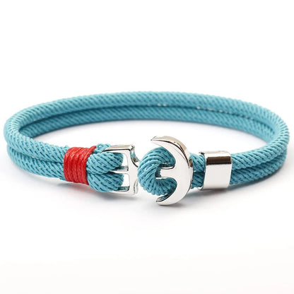Anchor Charm Rope Bracelet