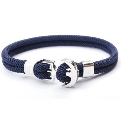 Anchor Charm Rope Bracelet
