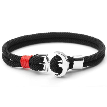 Anchor Charm Rope Bracelet