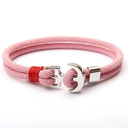 Anchor Charm Rope Bracelet