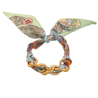 Scarf Link Chain Bracelet