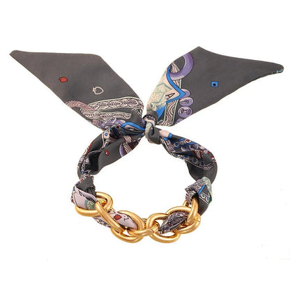Scarf Link Chain Bracelet