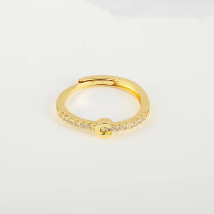 Zircon Initial Open Ring