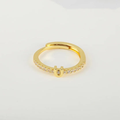 Zircon Initial Open Ring