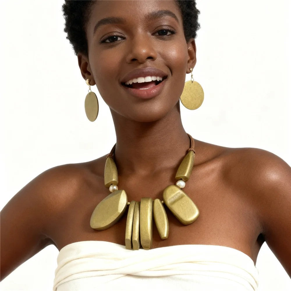 White Geometric Statement Set