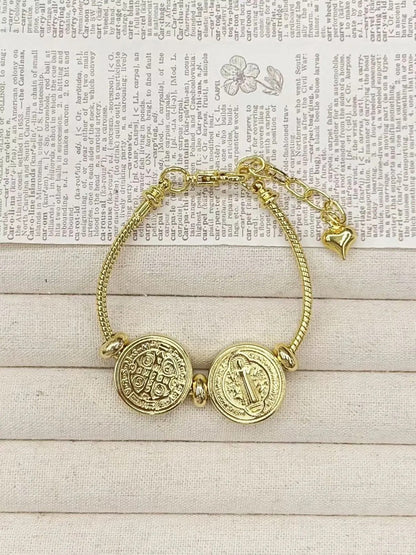 Crystal Initial Tennis Bracelet Set