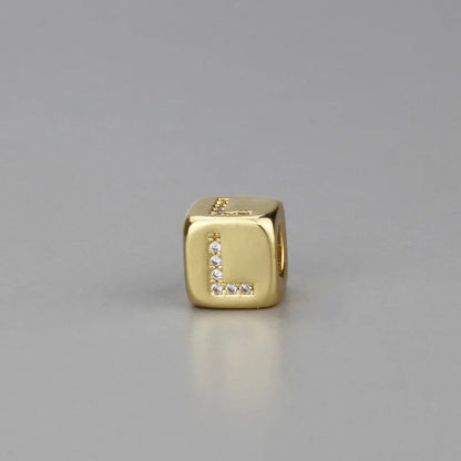 Crystal Initial Charm Bracelet