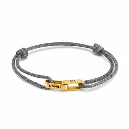 Personalized Interlocking Link Bracelet