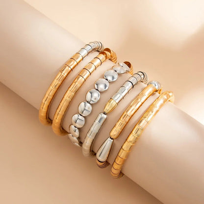 Layered Bamboo Necklace & Bracelet Set