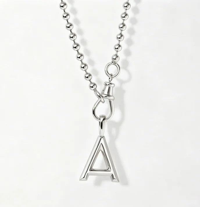 Letter A Beaded Necklace