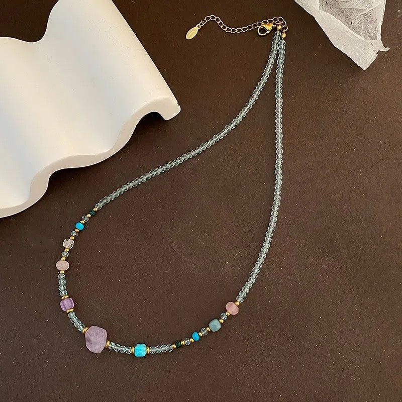 Turquoise Multi-Strand Beaded Necklace