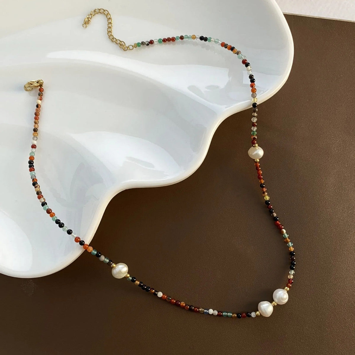 Turquoise Multi-Strand Beaded Necklace