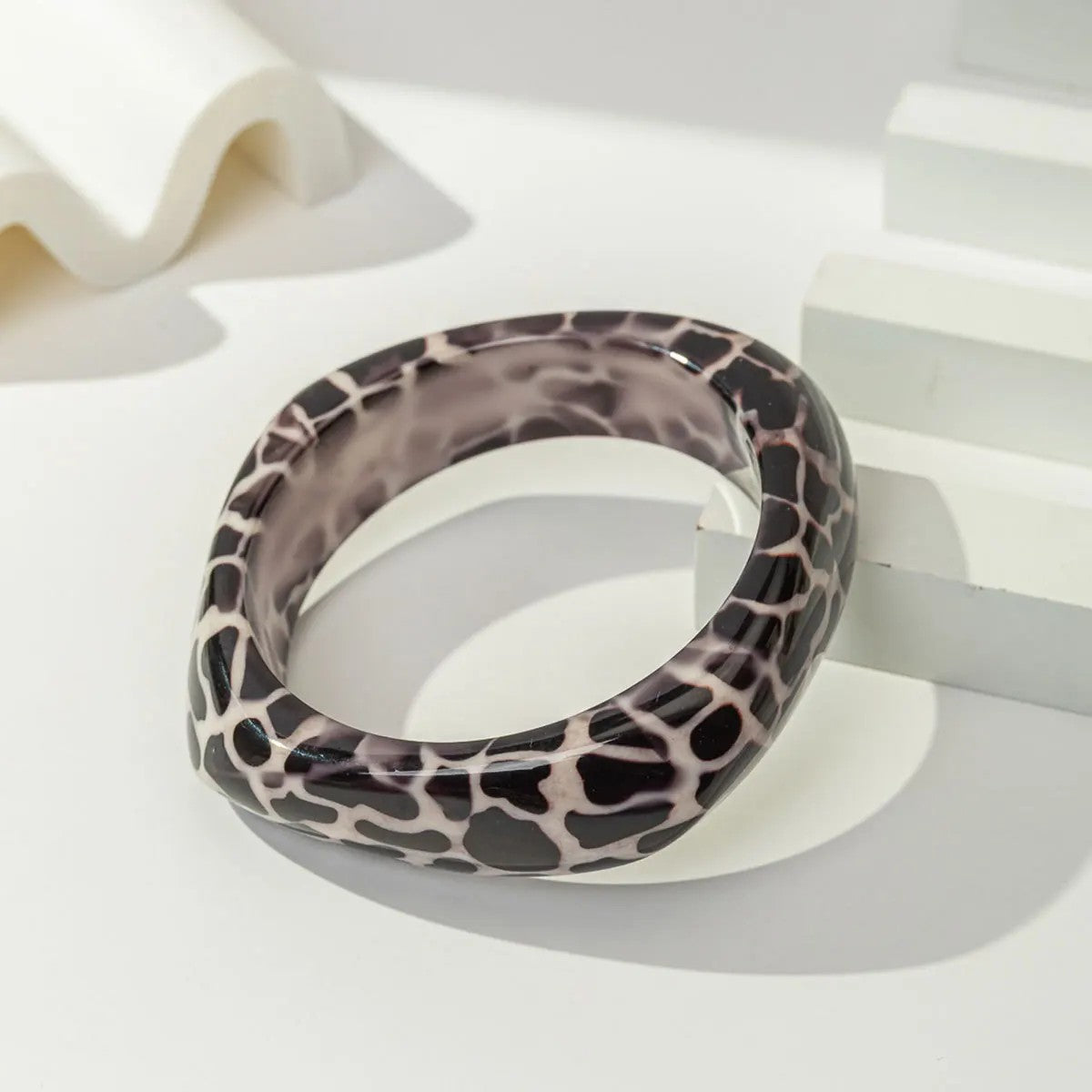 Animal Print Bangle Set