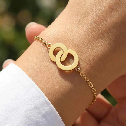 Interlocking Rings Bracelet