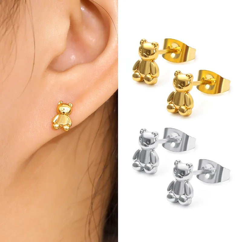 Little Bear Stud Earrings