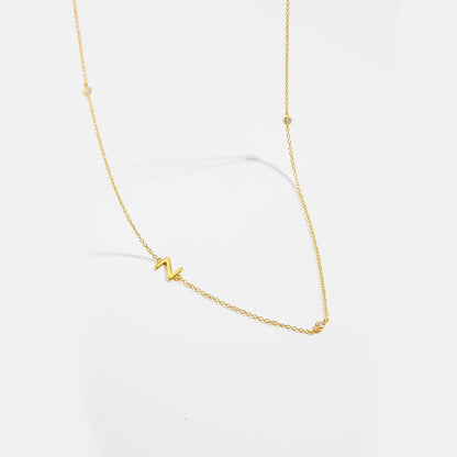 Minimalist Letter Initial Necklace