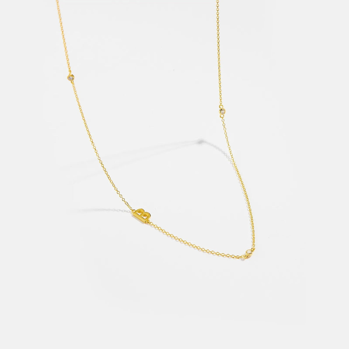 Minimalist Letter Initial Necklace