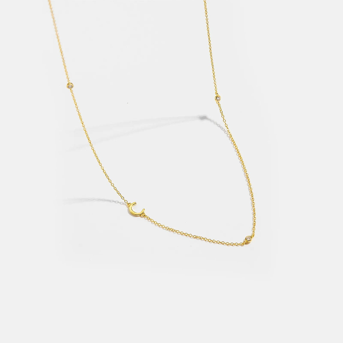 Minimalist Letter Initial Necklace