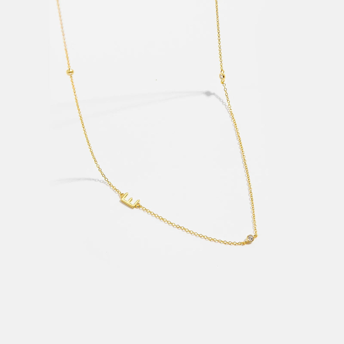 Minimalist Letter Initial Necklace