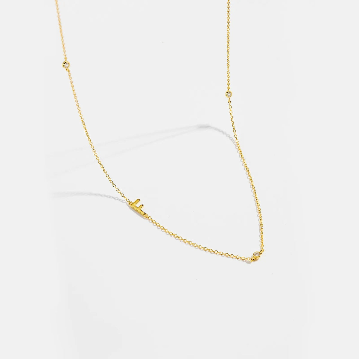 Minimalist Letter Initial Necklace