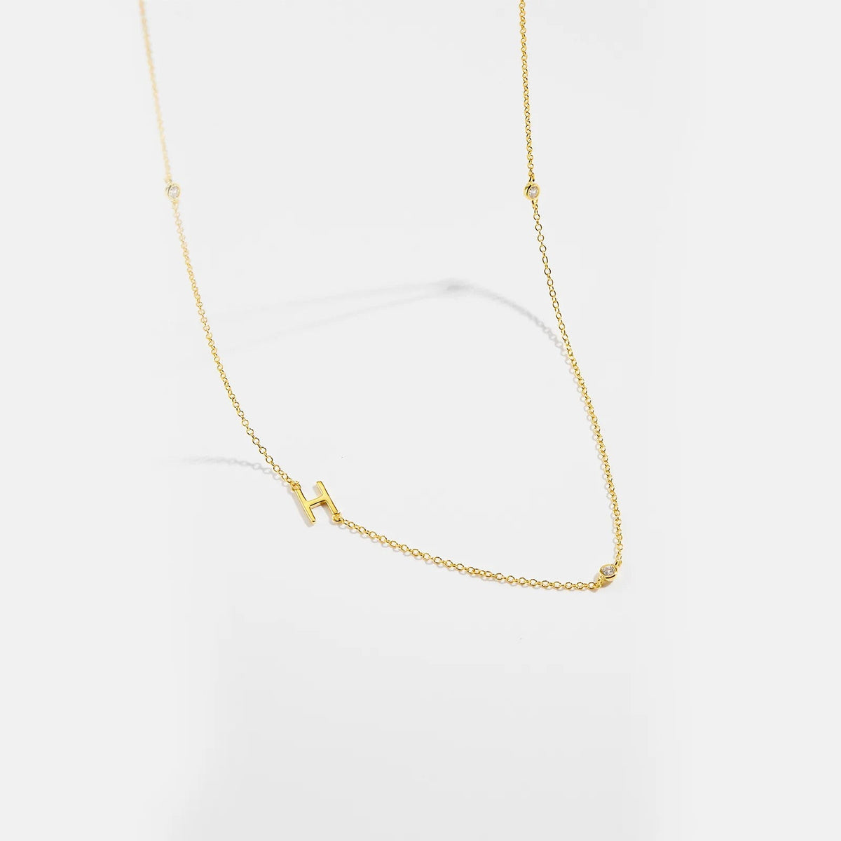 Minimalist Letter Initial Necklace