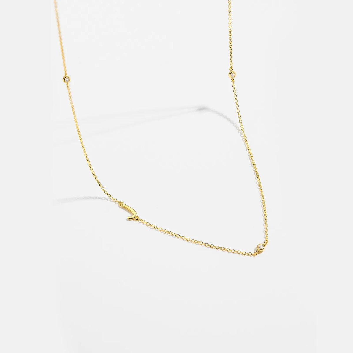 Minimalist Letter Initial Necklace