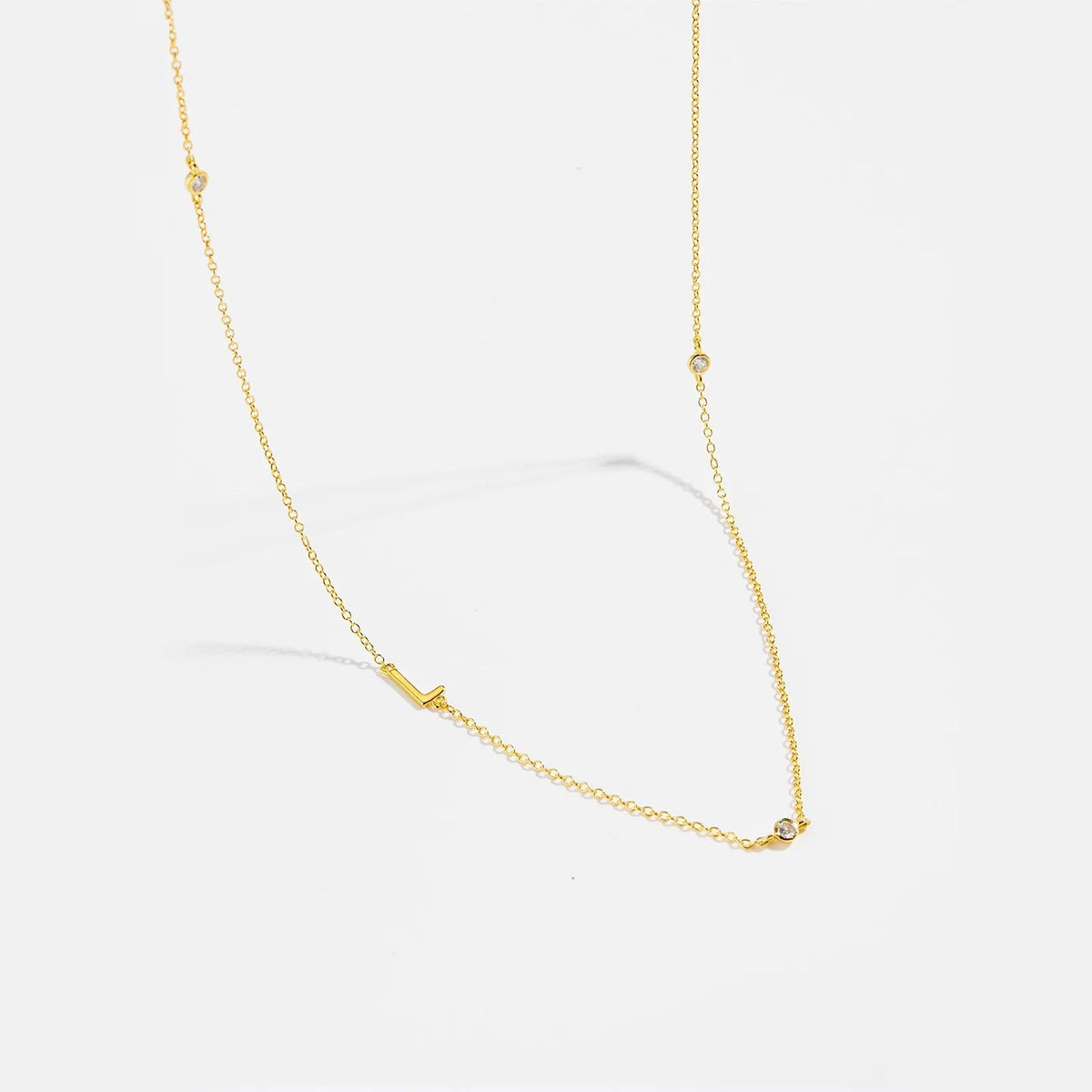 Minimalist Letter Initial Necklace