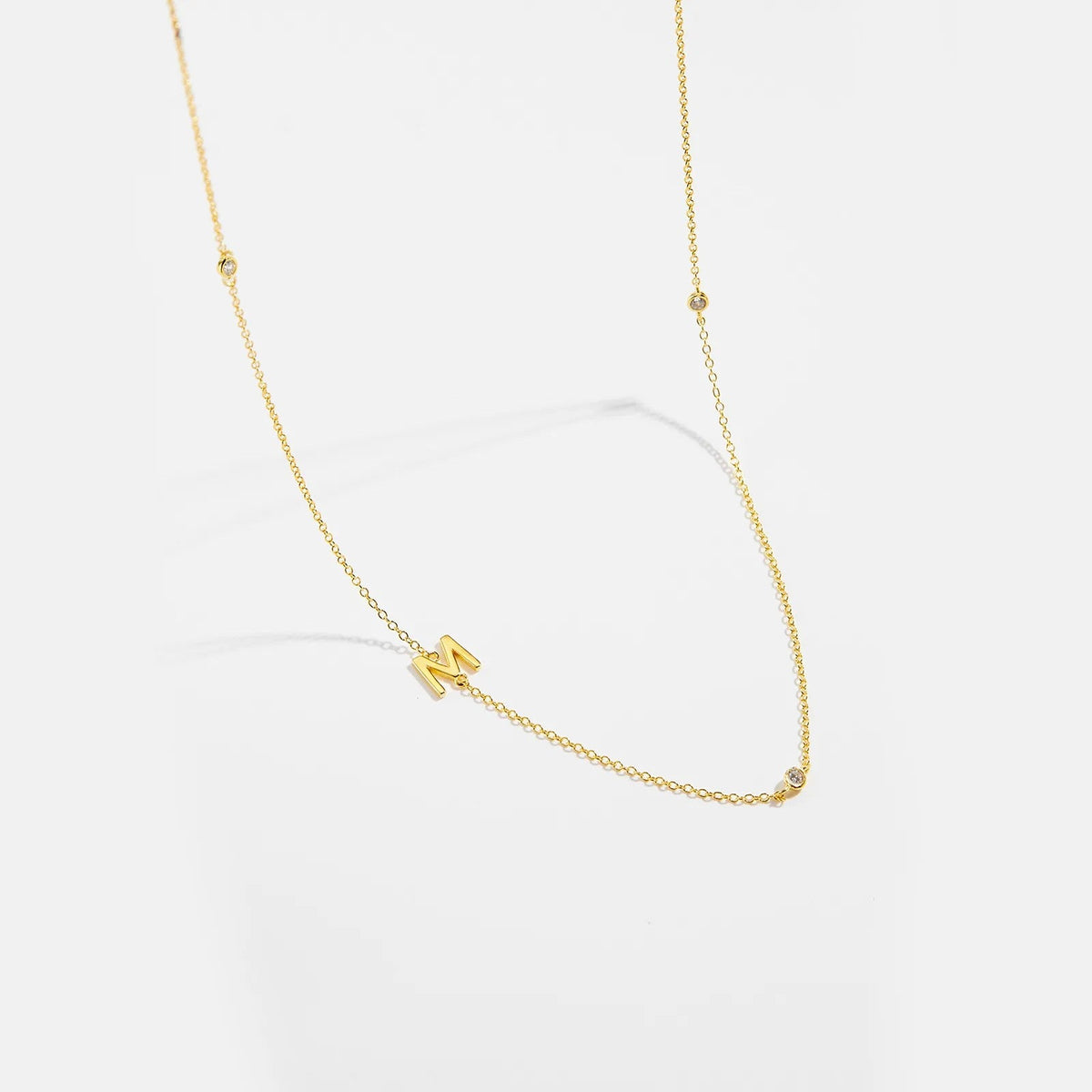 Minimalist Letter Initial Necklace