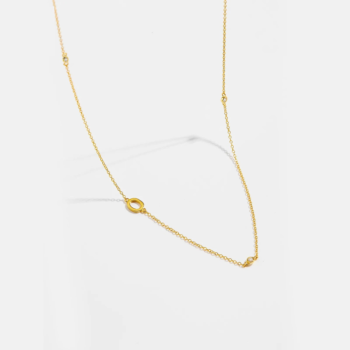 Minimalist Letter Initial Necklace