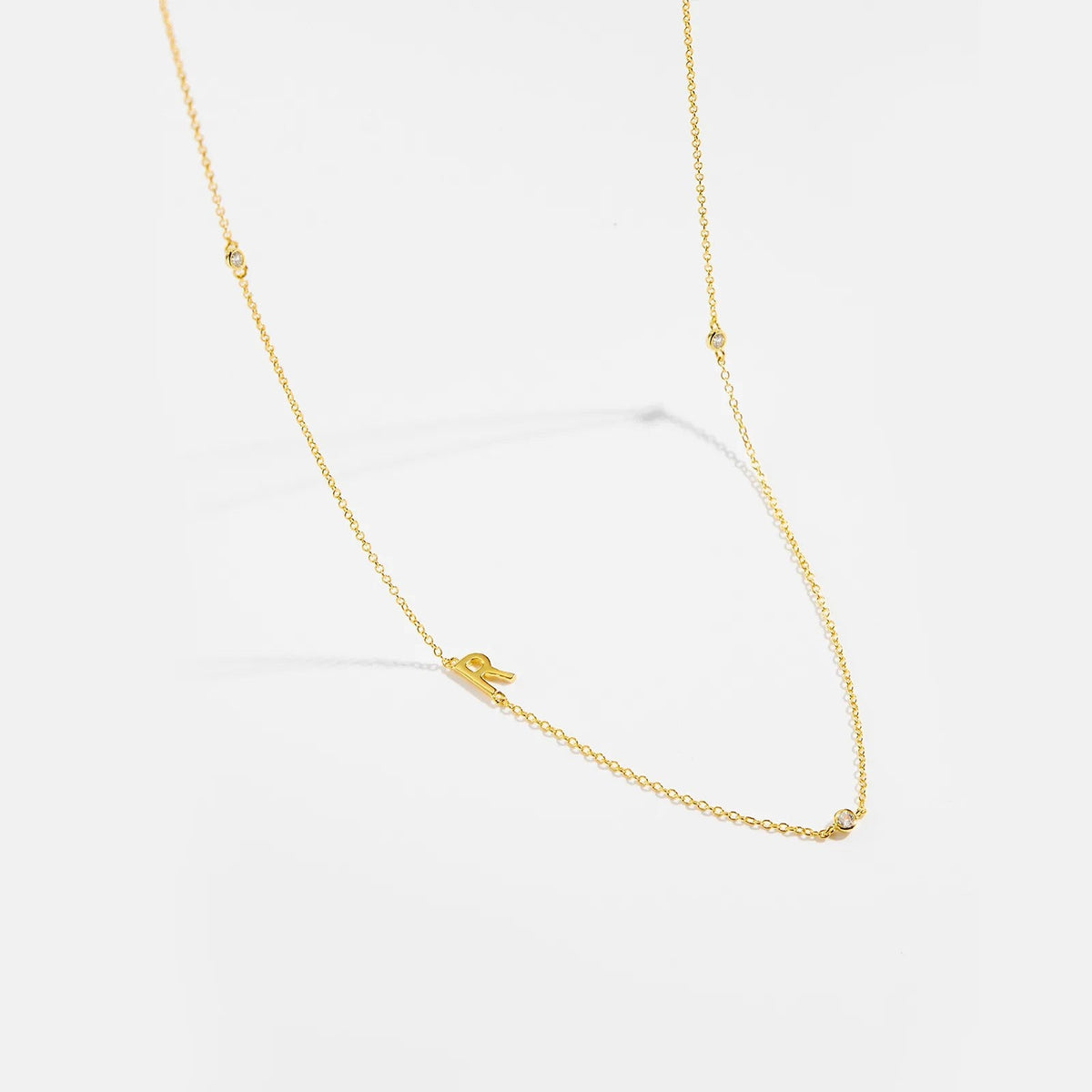 Minimalist Letter Initial Necklace
