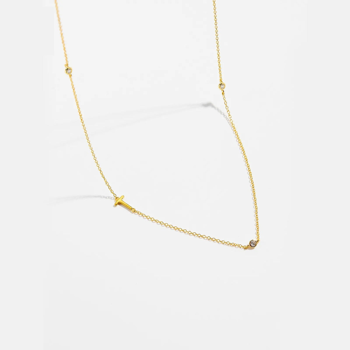Minimalist Letter Initial Necklace
