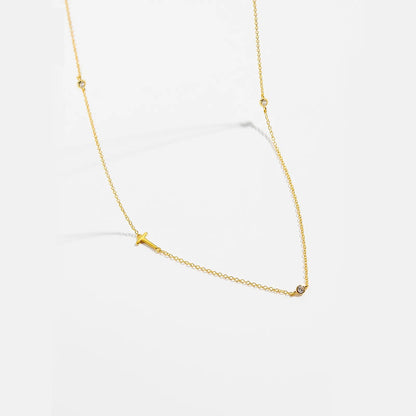 Minimalist Letter Initial Necklace