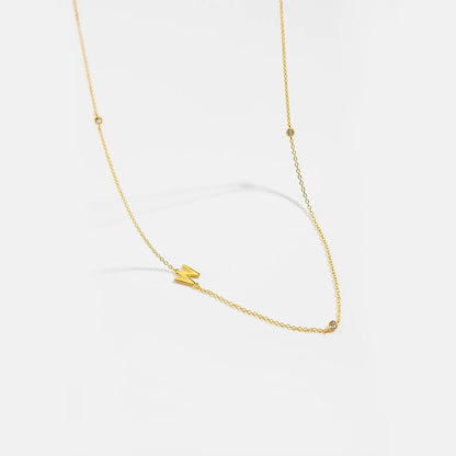 Minimalist Letter Initial Necklace