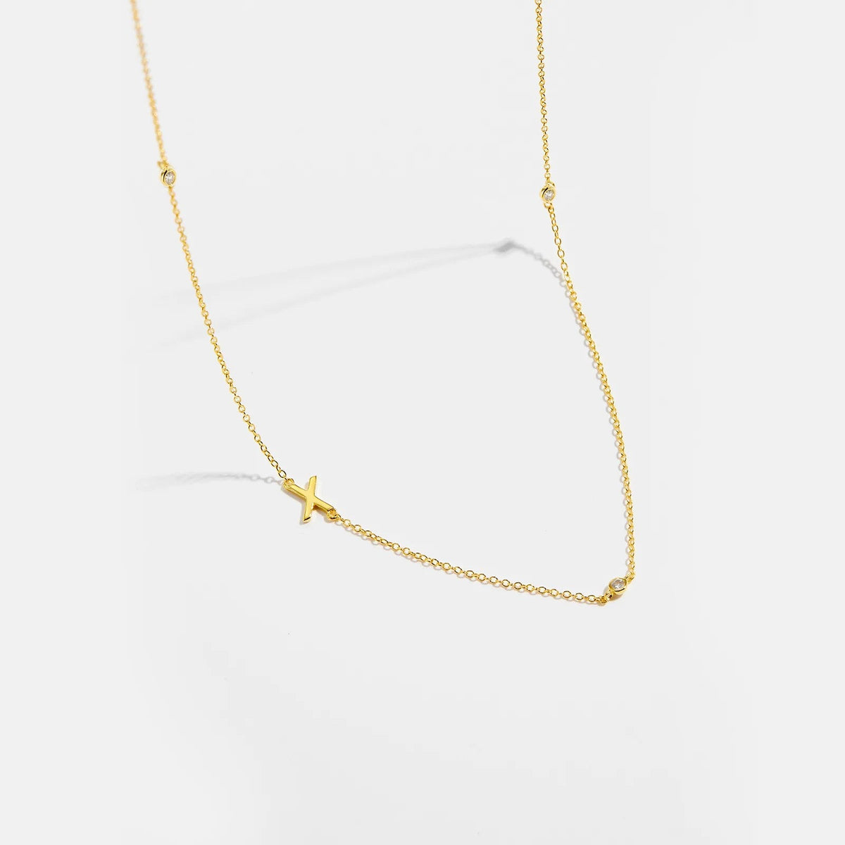 Minimalist Letter Initial Necklace