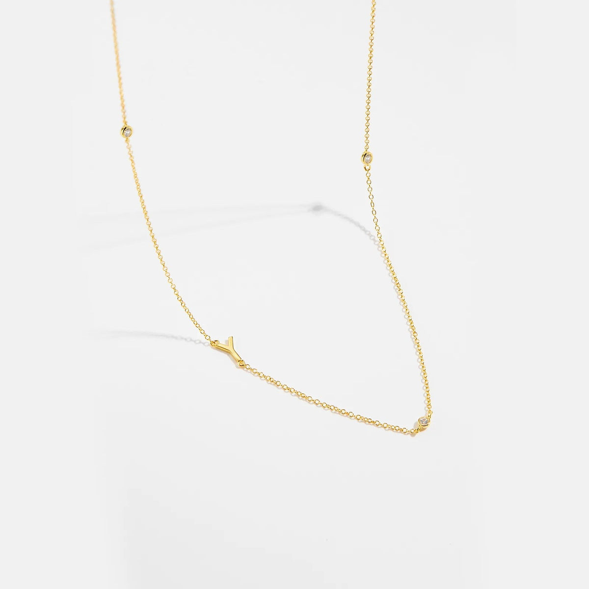 Minimalist Letter Initial Necklace