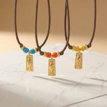 Turquoise Fish Pendant Necklace