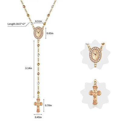 Virgin Mary Y-Pendant
