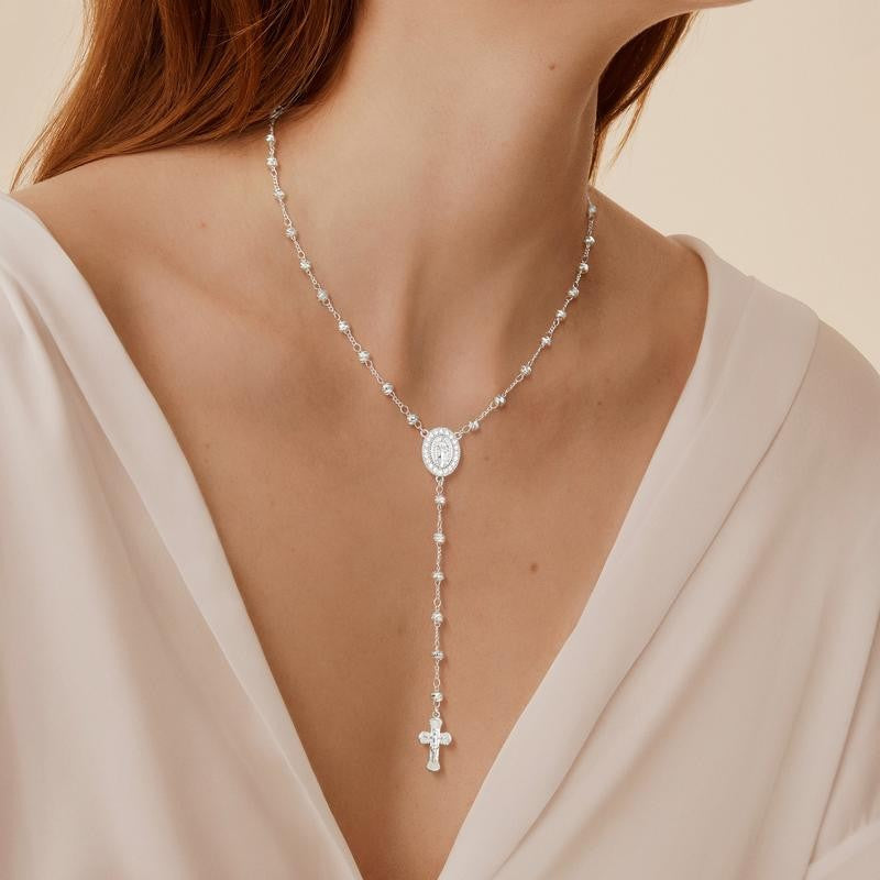 Virgin Mary Y-Pendant