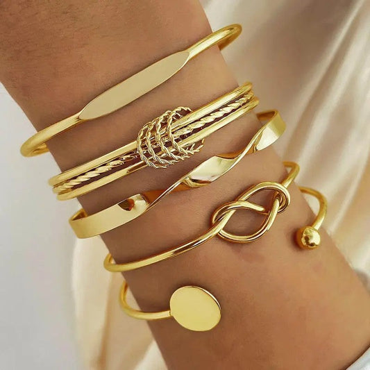 5pc Mixed Bangle Set