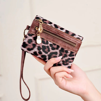 Suede Wristlet Wallet