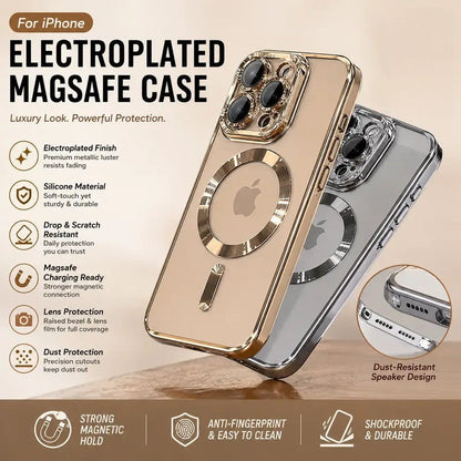 Gold-Tone Magnetic Phone Case