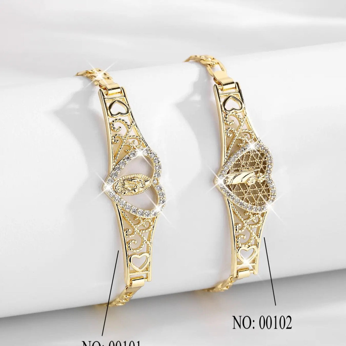 Heart Filigree Bracelet